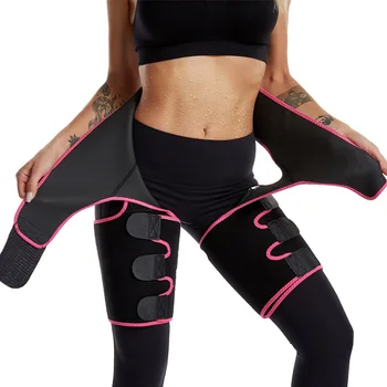 

LAZAWG Leg Belt Sweat Thigh Trimmer Sweat Band Leg Slimmer Weight Loss Neoprene Gym Workout Corset Thigh Slimmer Tone Legs Strap