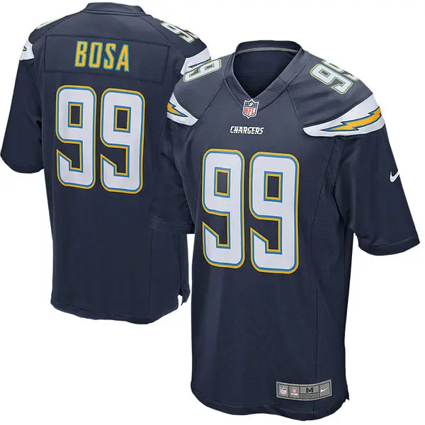 Stitiched, Los Angeles, Joey Bosa Jersey - Цвет: Красный