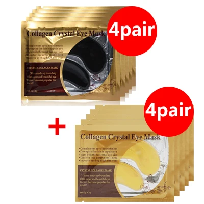 8pair EFERO 24K Золотая маска, коллагеновая маска для глаз, против старения, против морщин, против темных кругов, патчи для глаз, маска для лица, уход за кожей, Подушечка Для Глаз - Цвет: 8pair