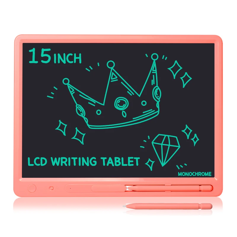 15 Inch Big Screen Wide Size LCD Writing Tablet Learning Pad Education Memo Board Adults Business Notebook Kids Drawing Toys 10