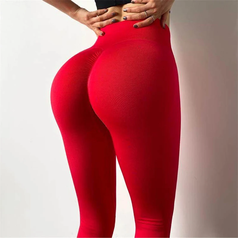 Sports Leggings Yoga Pants Female Tights High Waist Push Up Seamless Sport Legging Women Yoga Pants Super Stretchy Gym Workout Tights Sport Leggings Running Pants