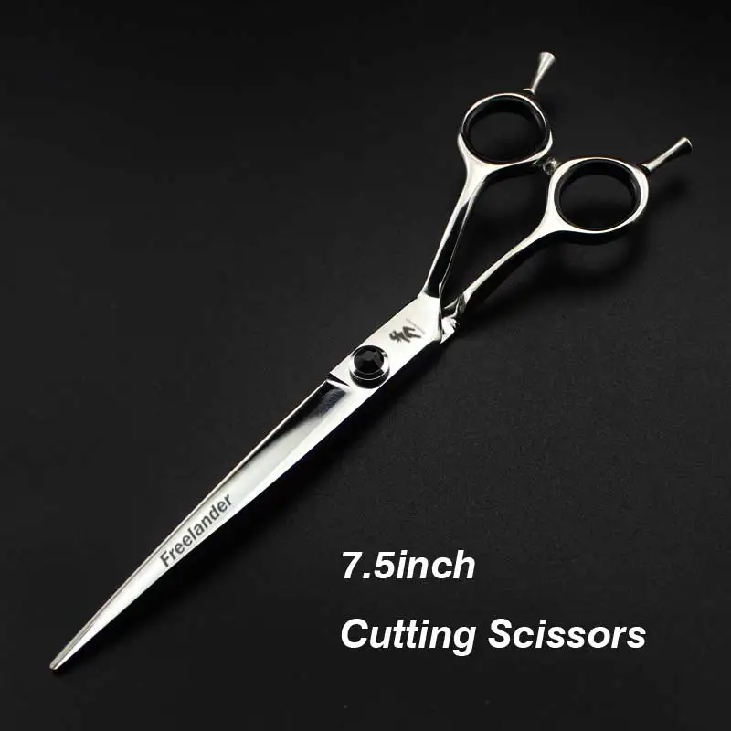 7.5 inch pet hairdressing scissors set high class pet scissors - Color: Cutting Scissors