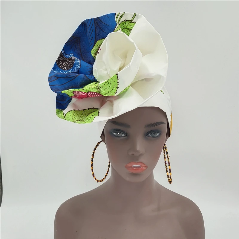 Nigerian gele headtie aso oke foulard africain femme african head wraps - Цвет: as pic