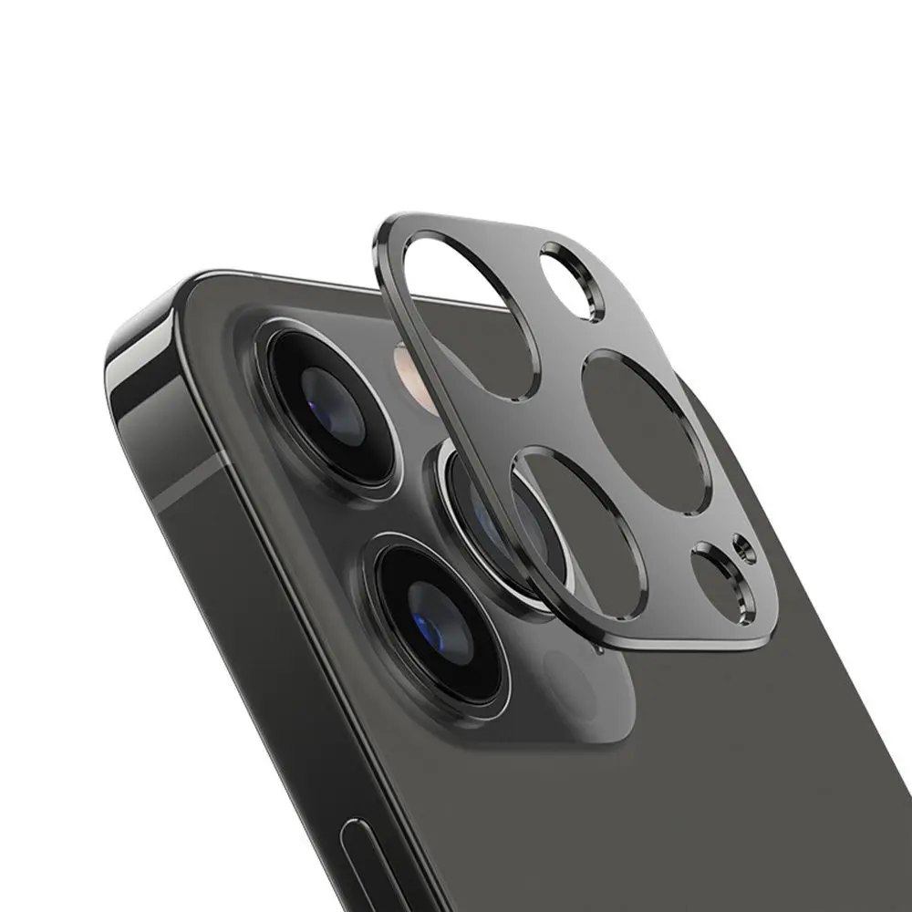 smartphone camera lens 1Pc Creative Metal Alloy Lens Cover Protective Case Back Camera Protector Ring Films Accessories For iPhone 13 Pro Max Mini best zoom lens for mobile Lenses