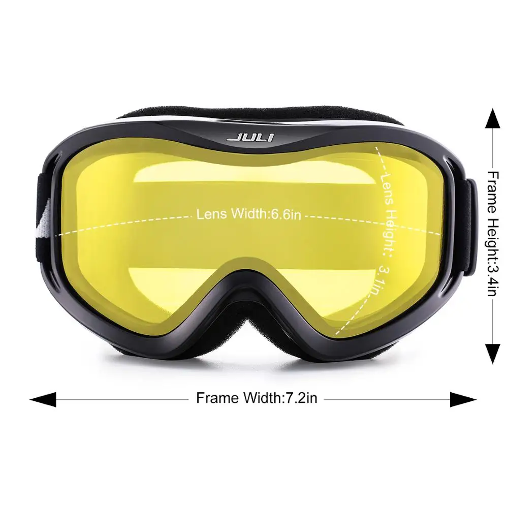 Ski Goggles,Winter Snow Sports with Anti-fog Double Lens ski mask glasses skiing men women snow goggles Ski Goggles,Winter Snow Sports with Anti-fog Double Lens ski mask glasses skiing men women snow goggles