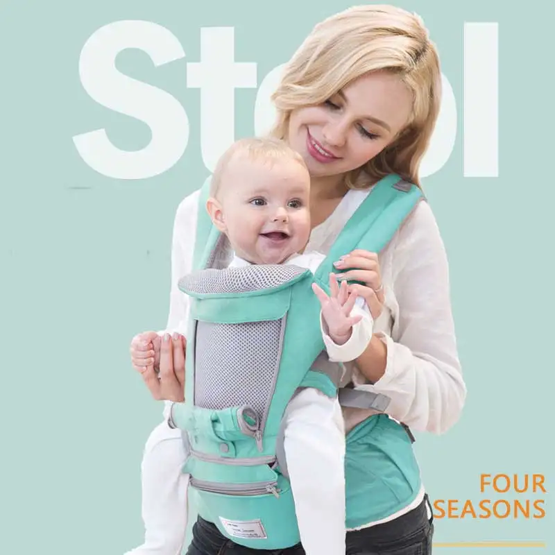 

TUKATO Baby Carrier Breathable Front Facing Baby Carrier Comfortable Kangaroo Baby Wrap Carrier for 0-30months