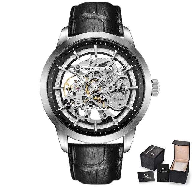 2021 Pagani Design New Men's Luxury Automatic Mechanical Watch Stainless Steel Waterproof Sports Leather Watch Relogio Masculino 