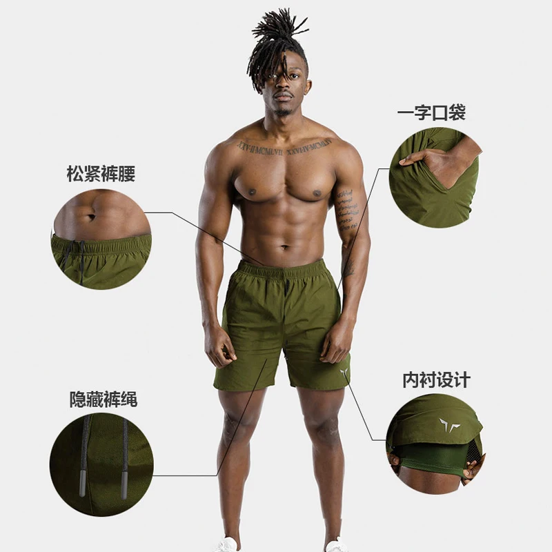 GYMJAM мужские модные брендовые спортивные штаны для фитнеса новые летние повседневные шорты для бега