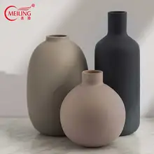 Фарфоровая ваза ручной работы Morandi цвет матовая керамическая ваза для цветов для дома, комнаты, офиса Декор полки Декоративная Ваза Наполнитель столешница