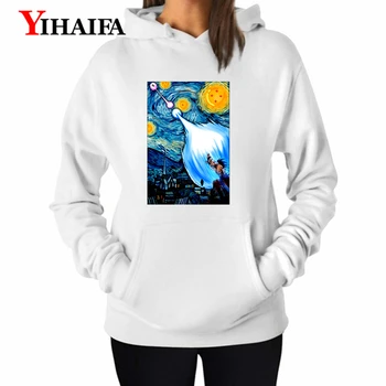 

YIHAIFA Suit gym New ladies Hoodie Print Creative itself Hoodies Casual Sweatshirt Hooded Blouse Tops