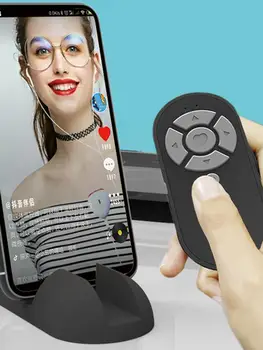 

2020 Mobile Phone Bluetooth Remote Control Live Streaming Apps Shutter Page Turner Selfie Remote Control to Play/Pause/Shutter