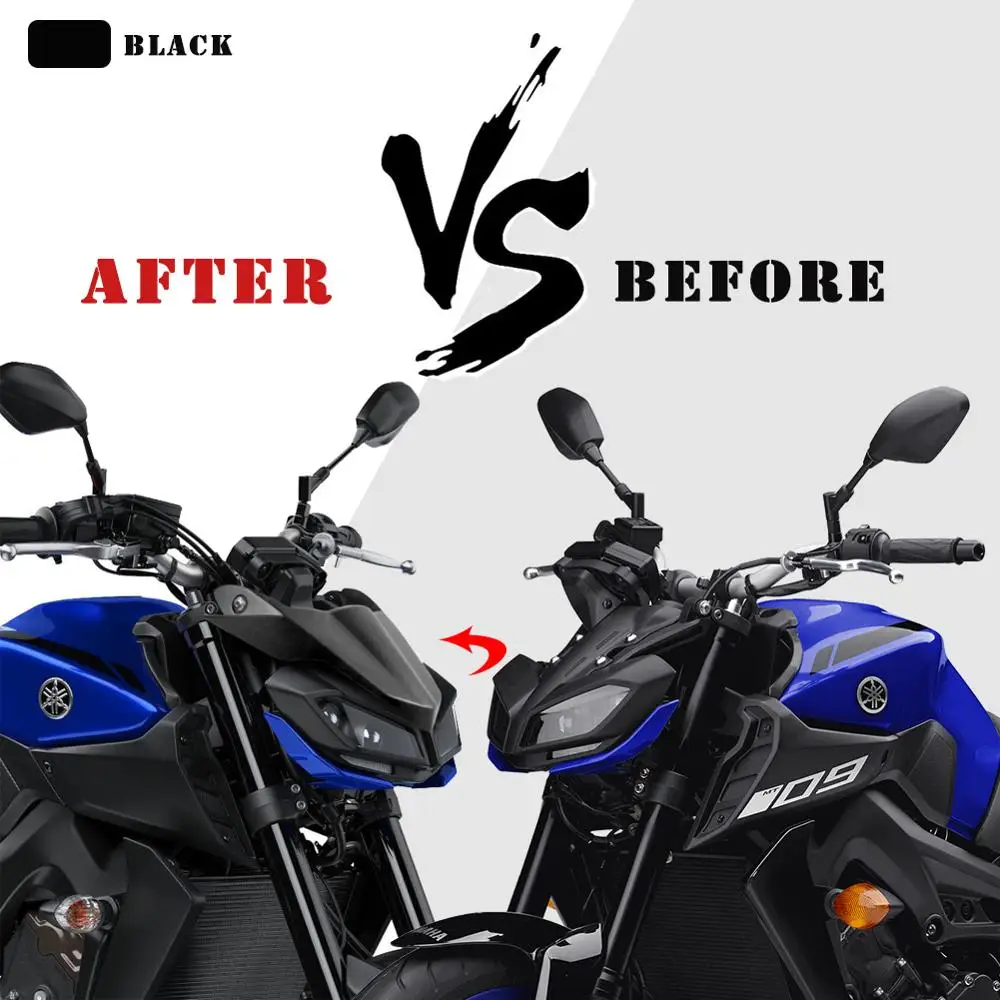 Защитная крышка для переднего крыла 17 19 YAMAHA MT09 FZ09 Beak защита ветрового стекла ABS