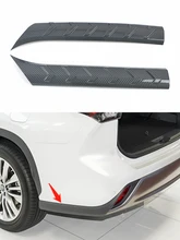 

For Toyota Highlander 2020 2021 2022 Car Back Rear Corner Trim Cover ABS Chrome Interior Accessories