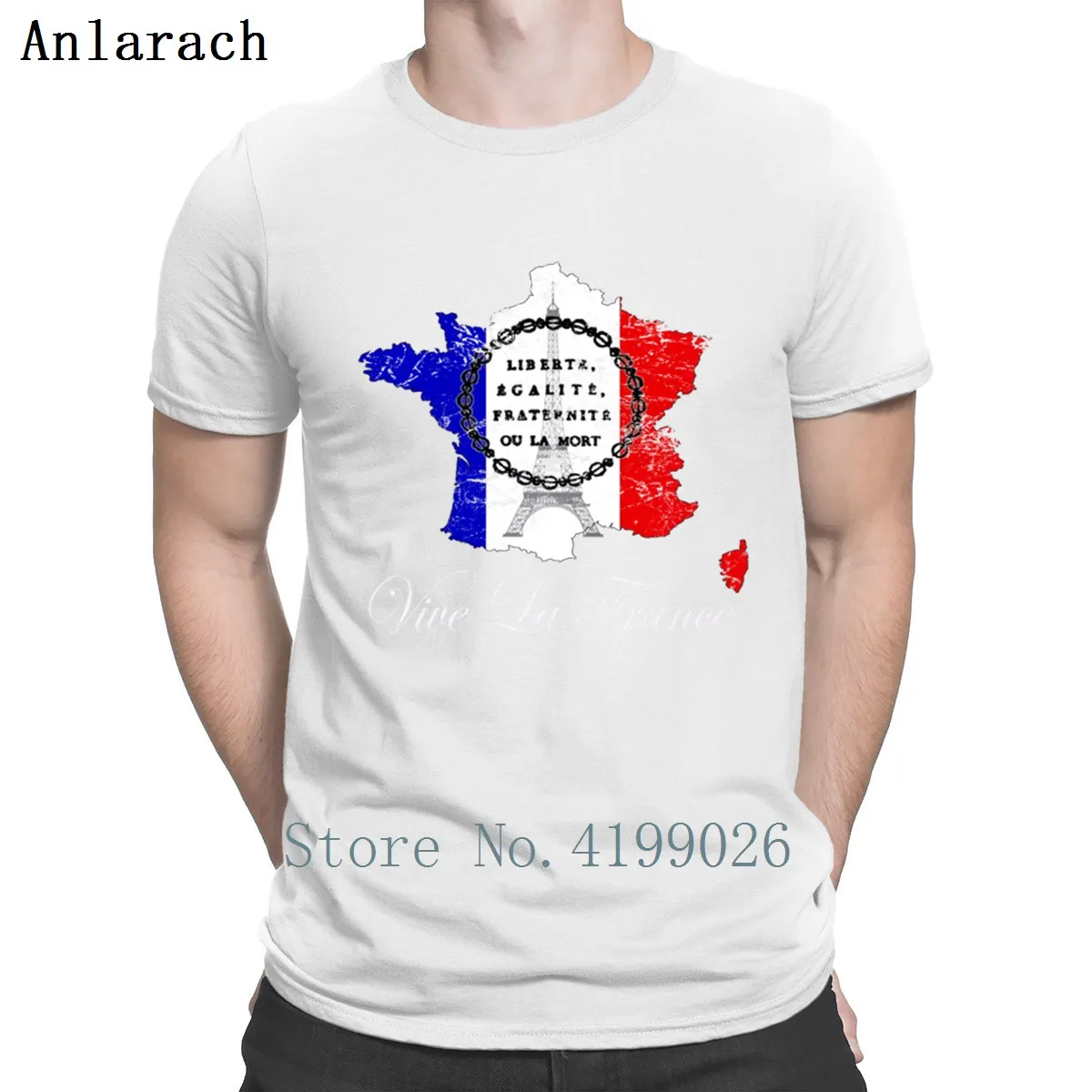 Bastille Day Vive La France La Fete Nationale T-Shirt Pictures Tee Tops Size S-3xl Fitted Printed T Shirt For Men Male