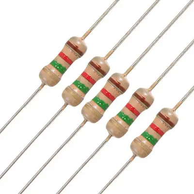 100x1/4 W 250V 1,2 M Ом 1M2 осевой свинцовый резистор из углеродистой пленки