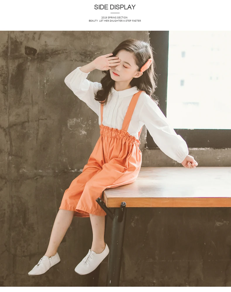 Girls Clothes Set Children Girl Outfits Boutique Kids Clothing Autumn Fall Teen Toddler Shirt+ Loose Pants 3 to 13 Years