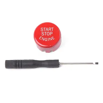 

1pc red car Engine Start Stop Button Cover Fit For BMW F Chassis Series F10 F20 F30 Engine Start Button Cover Replacement