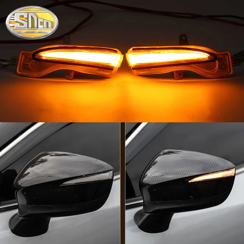 

Dynamic LED Turn Signal Light For Mazda CX-3 2016 - 2019 CX-5 2015 - 2016 Rearview Mirror Indicator Sequential Blinker Lamp