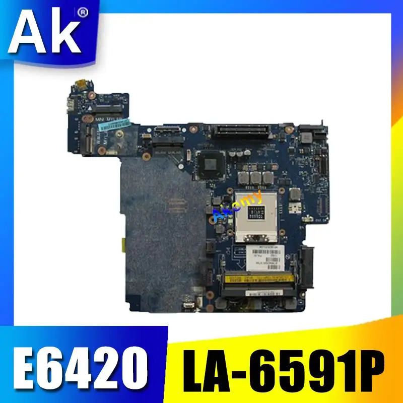 Материнская плата для ноутбука Dell Latitude E6420 PAL50 LA-6591P CN-07TR3J 0Y1KMR, протестированная на