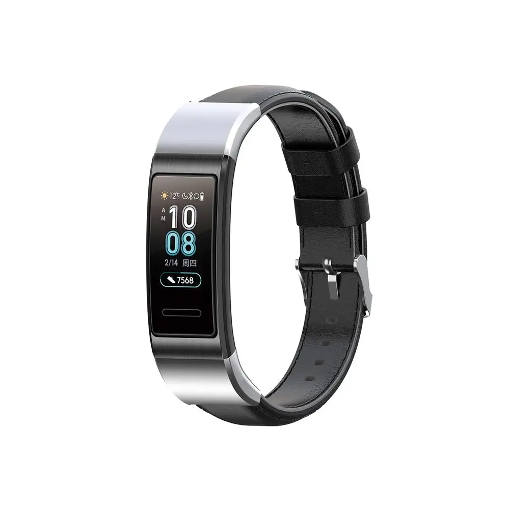 Умный ремешок на запястье для huawei Band 3pro смарт-Браслет фитнес-трекер спортивный сменный аксессуар кожаный ремешок