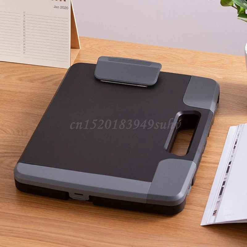 File Folder Portable A4 Files Document Clipboard Storage Case Organizer Holder Office Supply