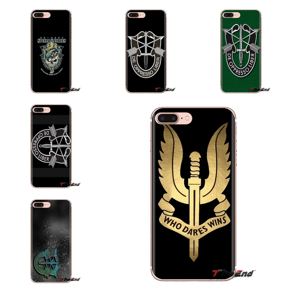 For Xiaomi Mi6 Mi 6 A1 Max Mix 2 5X 6X Redmi Note 5 5A 4X 4A A4 4 3 Plus Pro TPU Transparent Covers US Special Forces Logo Armed |