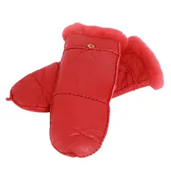 Теплая зимняя рукавица с крышкой, женские перчатки из искусственной кожи для взрослых, Ретро стиль, защита рук, прочные, полупальчиковые