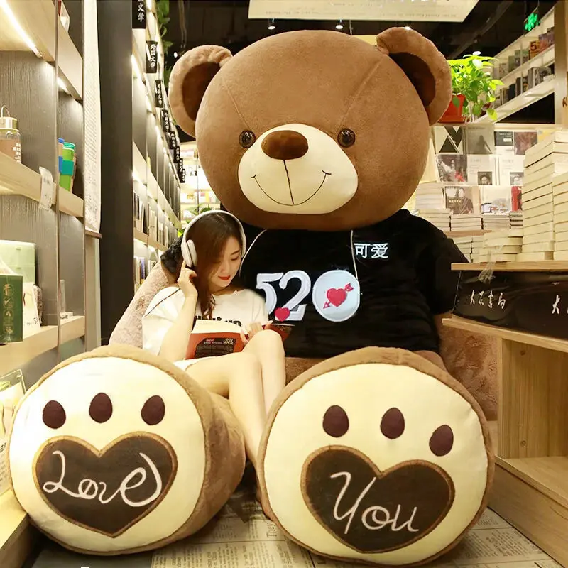 

2019 New Huge Size USA Giant Bear Skin Teddy Bear Hull Quality Bear Skin Birthday Christmas Gift For Girls Baby