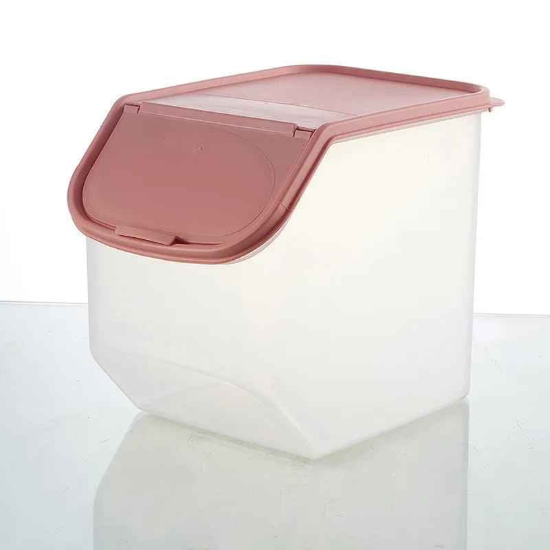 Герметичный ящик для хранения риса влагостойкий большой емкости контейнер для зерна муки фруктов кухонный ящик для хранения риса Флип S/L