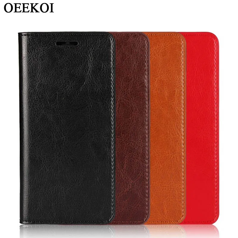 OEEKOI Crazy Horse кожаный чехол-книжка с кошельком из натуральной кожи чехол для Xiaomi mi CC9/Note 3/Note mi x 2 S/mi x 2/8/8 iPhone SE/6X/6