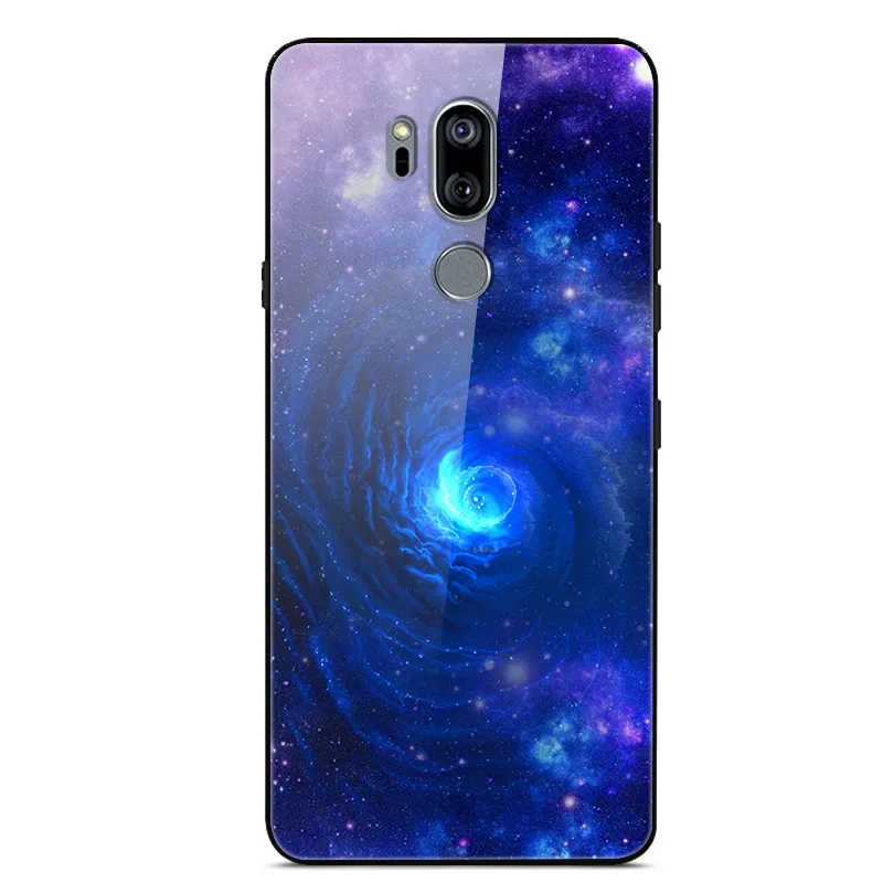 40 Для LG G7 ThinQ чехол закаленного стекла задняя твердая Крышка для Funda LG G7 ThinQ G710 чехол для телефона бампер для LG G7 ThinQ крышка G7+ 6,1" - Цвет: 40