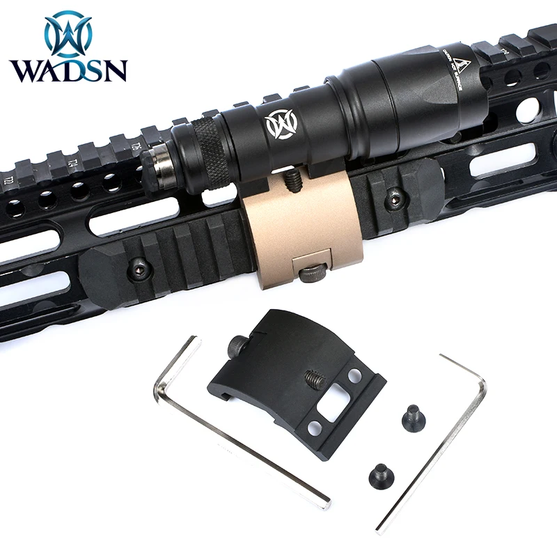 Airsoft Surefir M300 M300A M600 M600C держатель тактического фонаря Airgun Scount Light Mount для 20 мм Picatinny
