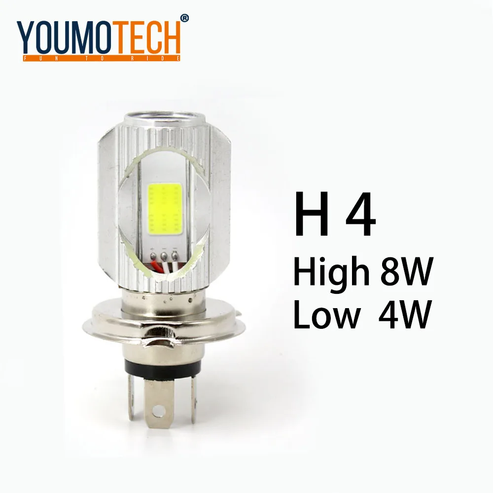 

6000K 12v Hs1 h4 Led Motorcycle Scooter Light Bulb Motorbike h4 Led Headlight Motorcycle Hs1 Moped Light Bulbs Moto Accessories
