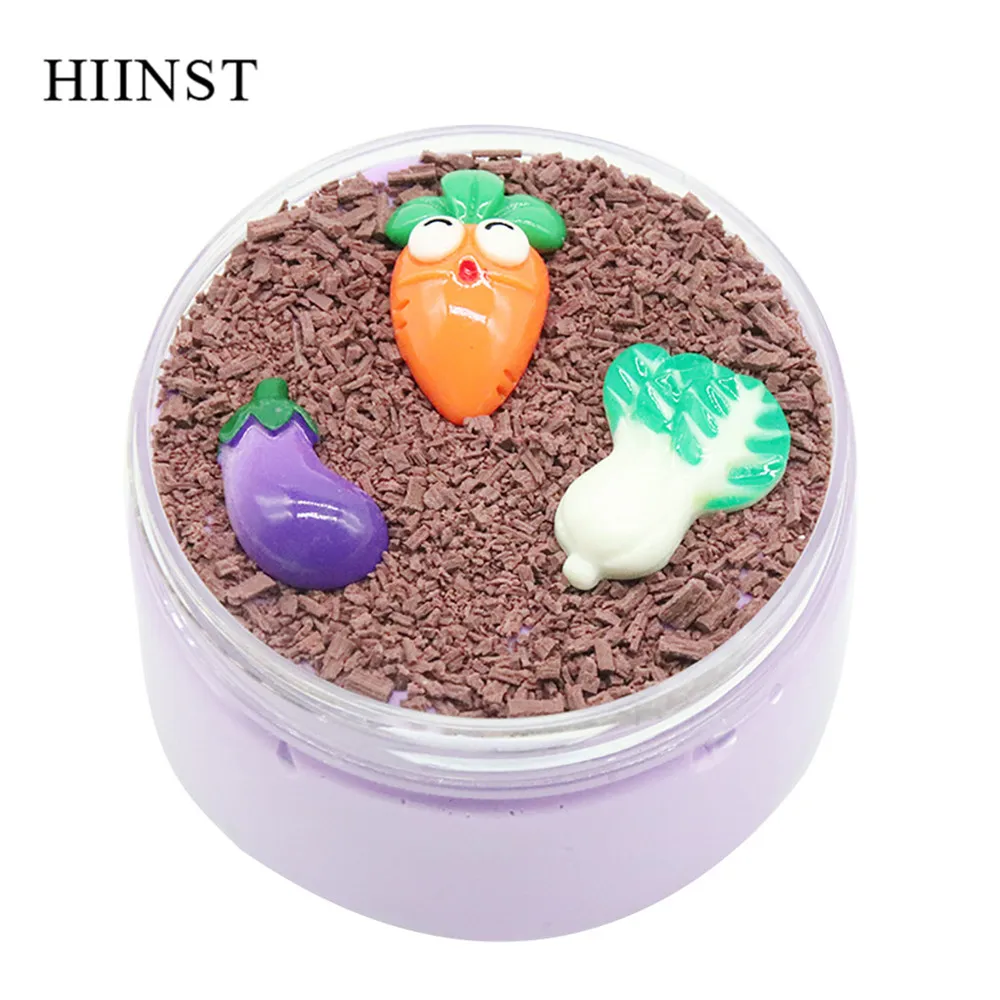 HIINST Kids Clay Squeeze Toy Mud DIY cartoon Vegetables Cloud Slime Squishy Putty Scented Stress Kids adult Clay Antistress Toys
