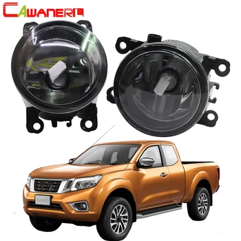 

Cawanerl Car Front Fog Light Lampshade + LED / Halogen Lamp DRL Daytime Running Light 12V For 2005-2012 Nissan Navara D40 Pickup