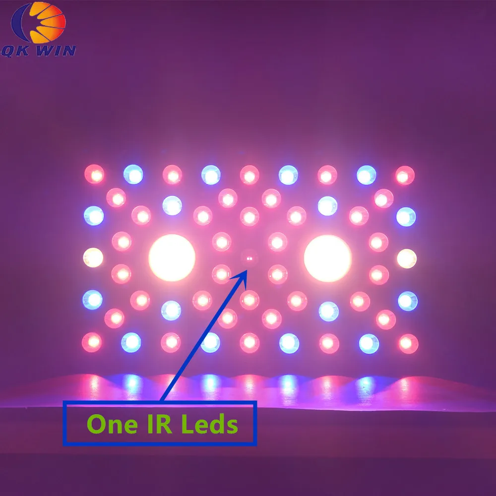 Qkwin high end COB серии AGlex led grow light 1200 Вт полный спектр с COB и двойной чип-светодиоды с двумя линзами для высокого номинального значения