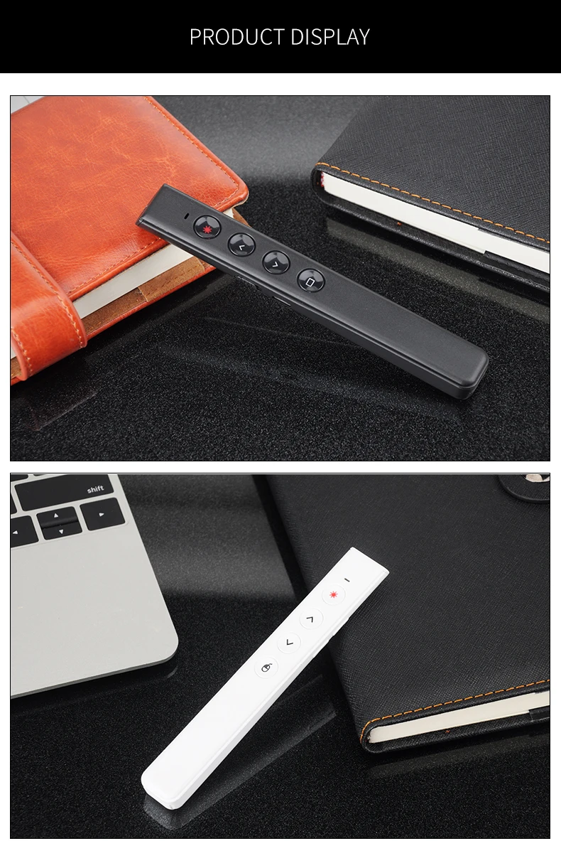 AVATTO 2,4 Ghz RF Spotlight Air mouse беспроводная PPT Presenter Clicker перезаряжаемая цифровая лазерная ручка Презентация дистанционное управление