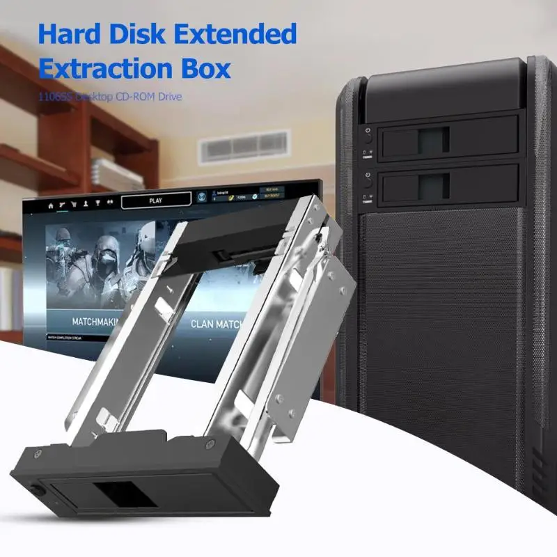 ORICO 3,5 дюймов CD-ROM место SATA HDD Мобильная стойка SSD жесткий диск преобразования внутренний мобильный плата корпус HDD Мобильная стойка