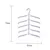Многофункциональная Многослойная Вешалка Для Одежды Fishbone Type Clothing Towel Storage Rack Вешалки Для Одежды Home Storage Вешалки