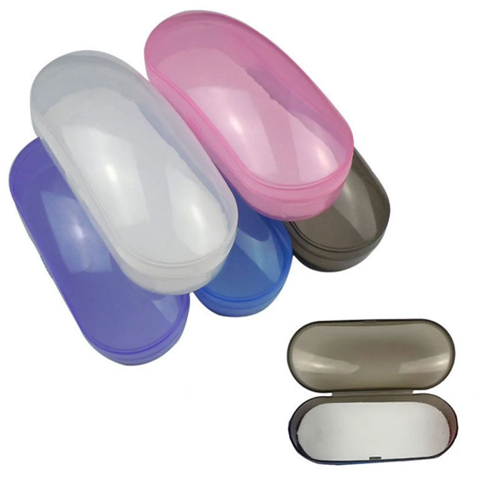 

1pc Transparent PVC Glasses Case Women Men Plastic Sunglasses Glasses Box Hard Eyeglasses Case Reading Glasses Case Random color