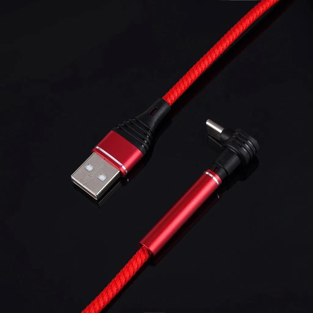 1 м usb type-C автоматический отсекающий кабель для быстрой зарядки из нейлона для huawei зарядный провод для Xiaomi type-C кабель для мобильного телефона samsung
