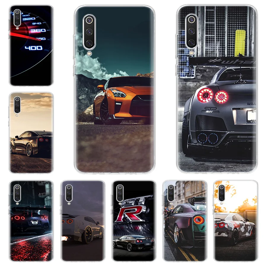 GTR спортивный автомобильный чехол для телефона Xiaomi M3 M4 M2 X3 GT X4 NFC Pro 5G F3 F2 F1 Mi A1 A2 A3 CC9E