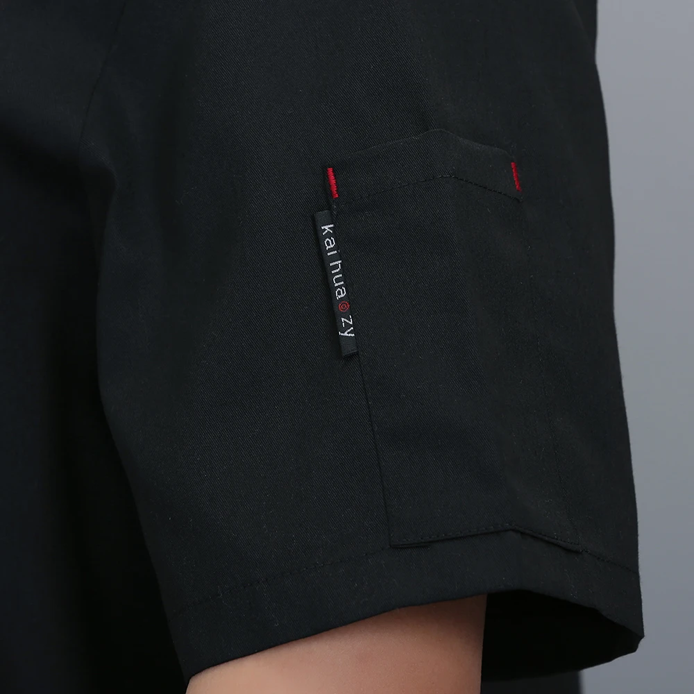 Hotel uniform wholesale kitchen Work clothes Short sleeve Chef restaurant uniform Food service Baked goods service Chef shirts