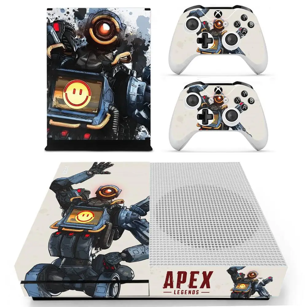 Apex legends наклейка s для Xbox One S Кожа Наклейка vinilo pegatina для Xbox one тонкая консоль и два контроллера