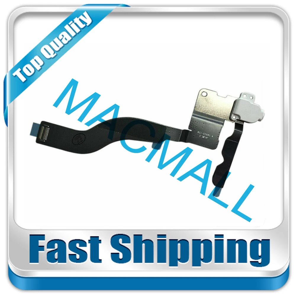 

New For Macbook Pro 13" Touch Bar A2159 Mid 2019 EMC 3301 Headphone Audio Jack with Microphone Cable 821-02091-A