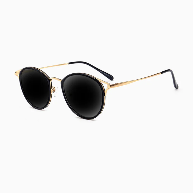 C1 sunglasses Новинка, ретро очки, оправа, женские личностные модели, близорукость, оправа, металл, полный глаз, очки, оправа для женщин, прозрачные линзы, оптические очки - Цвет оправы: C1 sunglasses