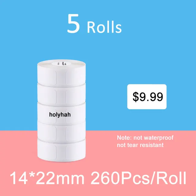 5 Rolls 14X22mm