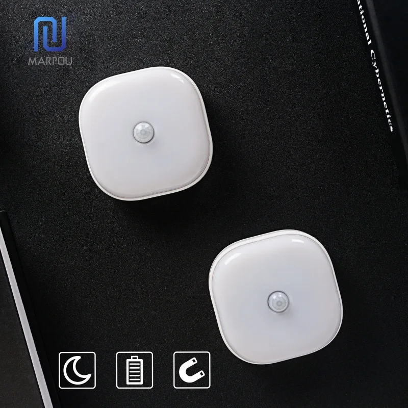 Светодиодный светильник для шкафа с датчиком движения PIR и клейкой стикером