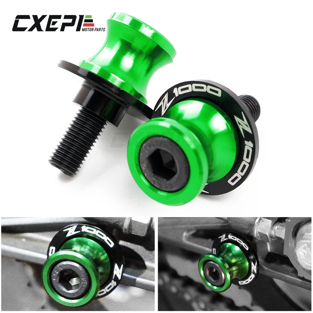 

8MM Swingarm Spool Slider Stand Screws Motorcycle Accessories For kawasaki Z1000 Z 1000 2015 2016 2017 2018 2019