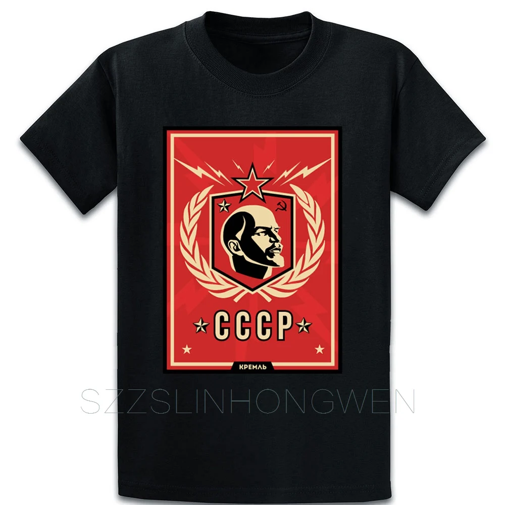 Lenin Cccp Коммунистическая футболка Летний стиль уникальный европейский размер